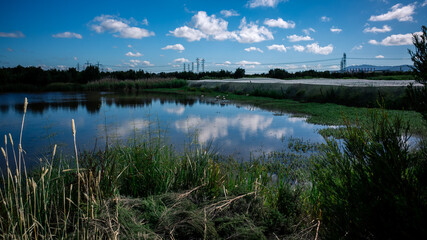 reflection of the sky