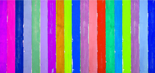colorful wooden planks retro rainbow texture background