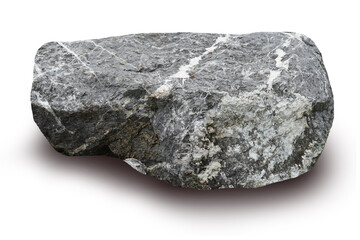 Fototapeta premium stones white background, Clipping path