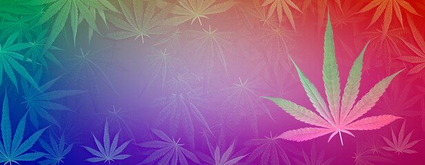 background from the Marijuana leaf. design pattern artwork