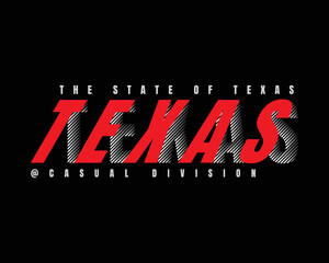 Fototapeta premium Vector illustration of typography, texas graphics, perfect for designs of t-shirts, clothes, hoodies, etc.