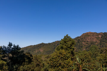 View from Phu Kha Viewpoint 1715,  in Pua District, Nan province, THAILAND.