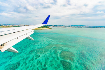 view from the plane