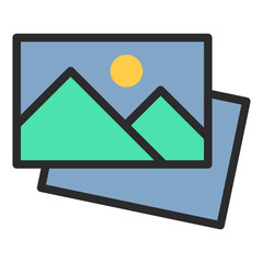 Image icon vector