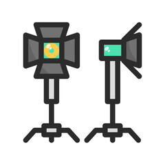 Spot lamp icon