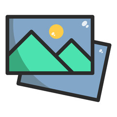 Image icon vector