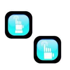 Hand Touch icon. Hand Touch symbol vector.