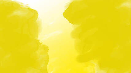 yellow watercolor background design