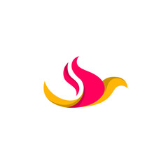 Fototapeta na wymiar Bird Abstract logo Suitable for your brand