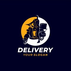 Fast delivery logo design template Vector illustration
