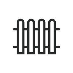 fence icon vector design illustration