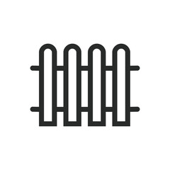 fence icon vector design illustration