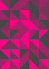 Abstract Geometric Pattern generative computational art illustration