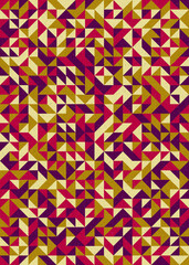 Abstract Geometric Pattern generative computational art illustration