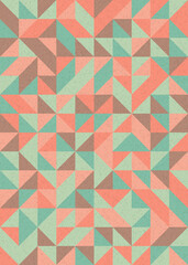 Abstract Geometric Pattern generative computational art illustration