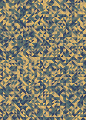 Abstract Geometric Pattern generative computational art illustration