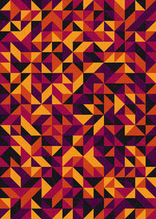 Abstract Geometric Pattern generative computational art illustration