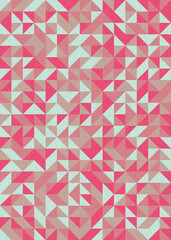 Abstract Geometric Pattern generative computational art illustration