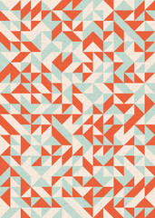 Abstract Geometric Pattern generative computational art illustration