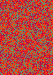 Abstract Geometric Pattern generative computational art illustration