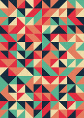 Abstract Geometric Pattern generative computational art illustration