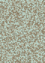 Abstract Geometric Pattern generative computational art illustration