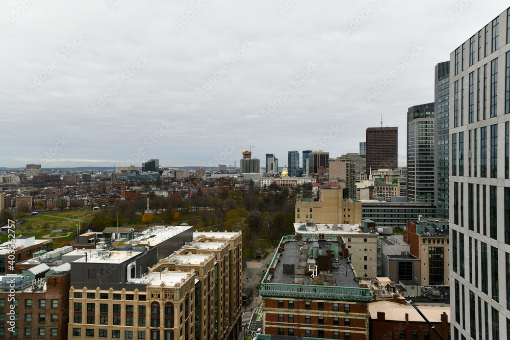 Poster boston skyline