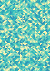 Abstract Geometric Pattern generative computational art illustration