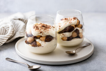 tiramisu in a glass