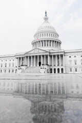 Fototapeta na wymiar United States Capitol Building east facade - Washington DC Unite