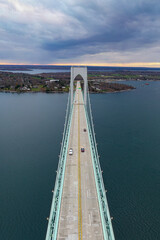 Fototapeta na wymiar Claiborne Pell Bridge - Rhode Island