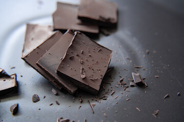 pieces of chocolate