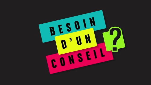 besoin d'un conseil