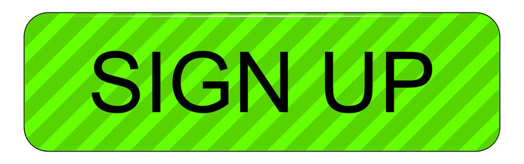 Sign up Button on white background - illustration