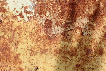 Rusty metal surface texture background