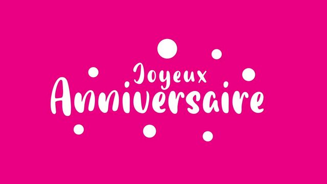 joyeux anniversaire