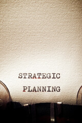 Strategic planning phrase
