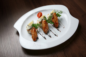 grilled chicken with vegetables