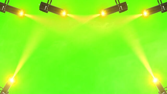 spot light flare ray beam effect loop animation green screen