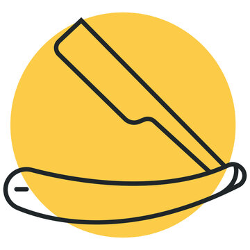 recommend clip art: Straight razor icon. Straight razor for shaving graphic