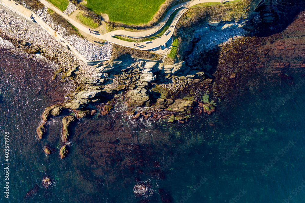 Canvas Prints Cliffwalk - Newport, Rhode Island