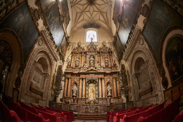 Fototapeta na wymiar Seville, Andalusia, Spain, Euripe, Side chapel of the Virgen de la Antigua in the Cathedral of Seville