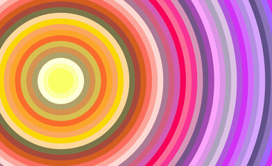 circle rainbow background