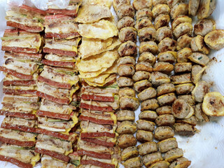 Korean food modeum jeon, Assorted Pancakes . Korea Traditional Festival foods.