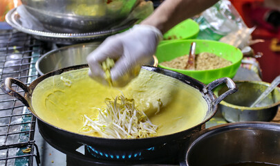 Bean sprouts are an ingredient that adds flavor to food.