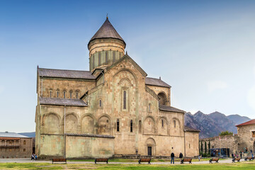 Fototapeta na wymiar Svetitskhoveli Cathedral, Mtskheta, Georgia