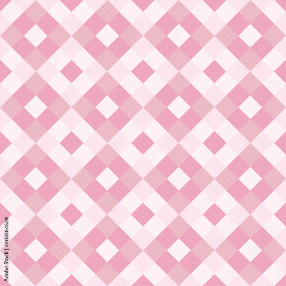 Poster Pink abstract geometric seamless repeat pattern design