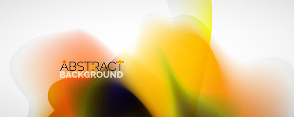 Fluid color gradient abstract background, trendy colorful wallpaper. Vector illustration for placards, brochures, posters, banners and covers