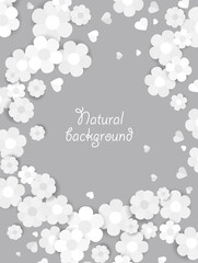 Floral greeting card