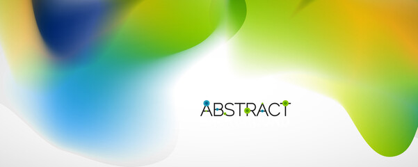 Fluid color gradient abstract background, trendy colorful wallpaper. Vector illustration for placards, brochures, posters, banners and covers